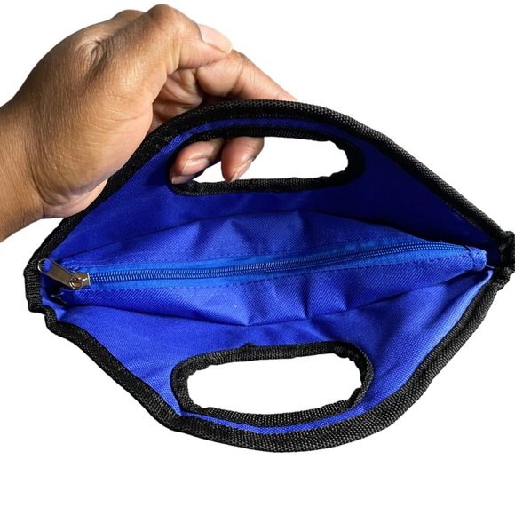 Floral and Hearts Printed Design Insulated Lunch Tote Bag - Picture 2 of 4